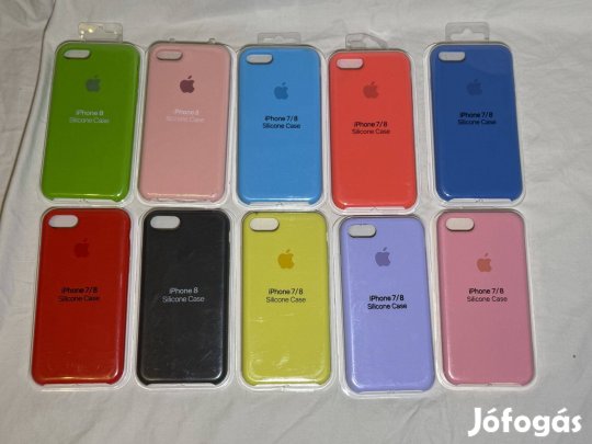 Iphone 7,8,SE2020 10 darab szilikon tok egyben 5000 forintért