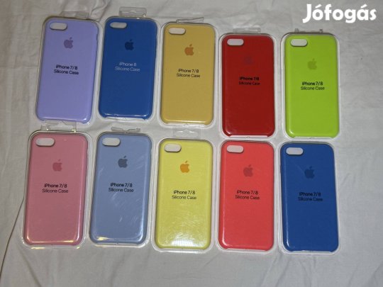 Iphone 7,8,SE2020 10 darab szilikon tok egyben 5000 forintért