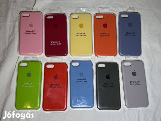 Iphone 7,8,SE2020 10 darab szilikon tok egyben 5000 forintért