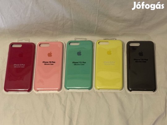 Iphone 7 PLUS/8 PLUS 5 darab szilikon tok egyben 3000 forint