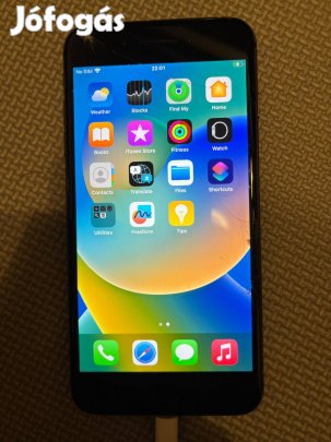 Iphone 8 Plus, 64GB, 100% akku, független, viseltes