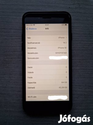 Iphone SE 2020 - Akkumlátor 85%