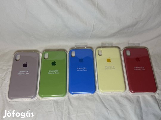 Iphone XR 5 darab szilikon tok egyben 3000 forint