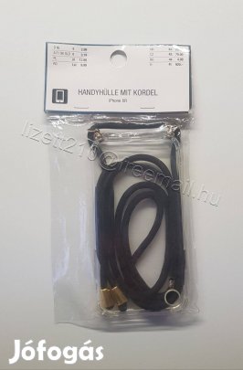 Iphone XR szilikon átlátszó telefontok állítható pánttal