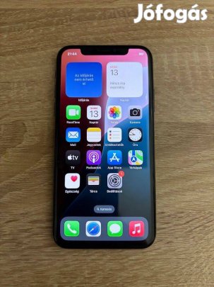 Iphone Xs 64GB Független Black Akku:100% Fix Ár!