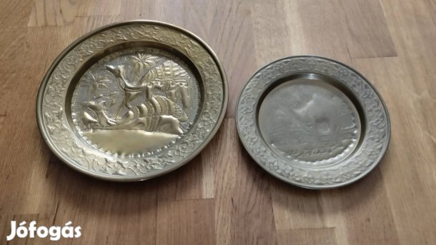 Iráni réz tálak 2 db