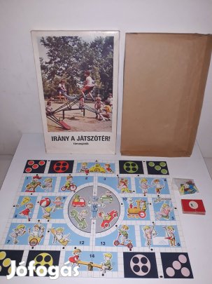 Irány a játszótér retro társasjáték
