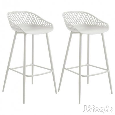 Irek bárszék 2 db-os szettben kültérre-beltérre (fehér) 12616