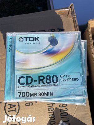Írható CD Lemez TDK CD-R80