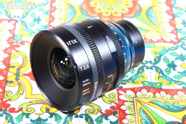 Irix 2.6 15mm T2.6 cine Sony E full frame objektív 