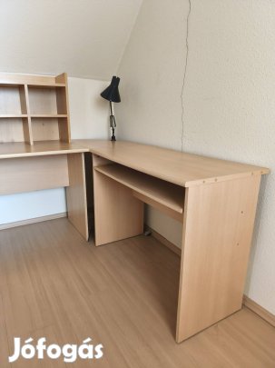 Író és számítógépasztal,fiókkal