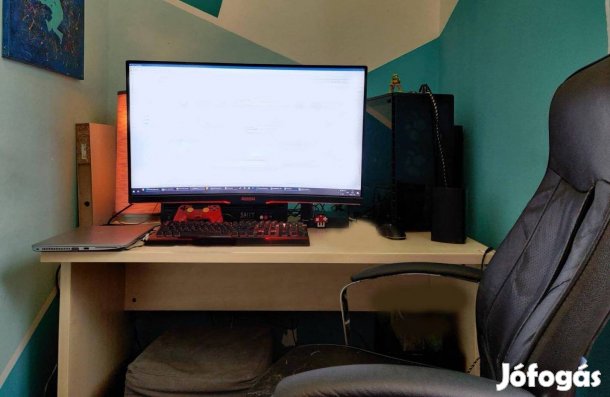 Íróasztal, 120X80cm ,maszív eladó