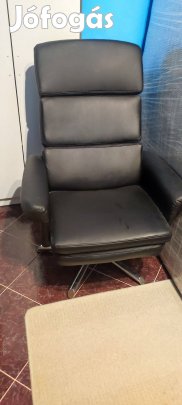 Íróasztal és bőr fotel