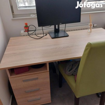 Íróasztal,fiókos 67x138 cm