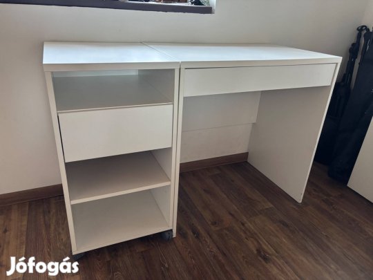 Íróasztal gurulós irodai tárolóval