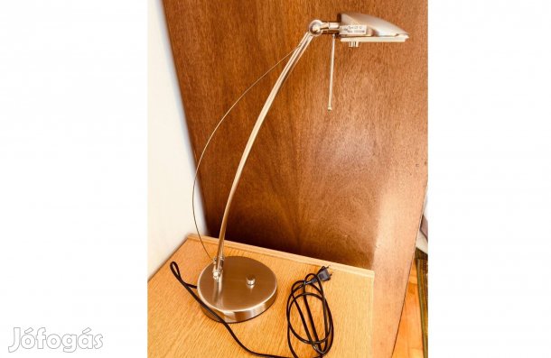 Íróasztal lámpa új, króm, minden irányban állítható,