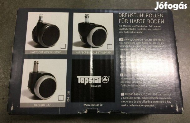 Iroda székhez 5 db kerék (görgő) eladó