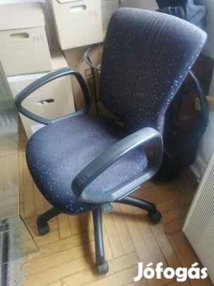 Irodabútorok: forgószék, gurulós zárható fiókos szekrény