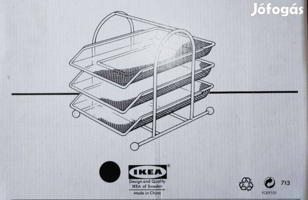 Irodai irattartó tálca szett (IKEA)