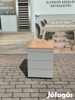 Irodai konténer,tároló,fém fronttal, Neudoerfler - használt irodabútor