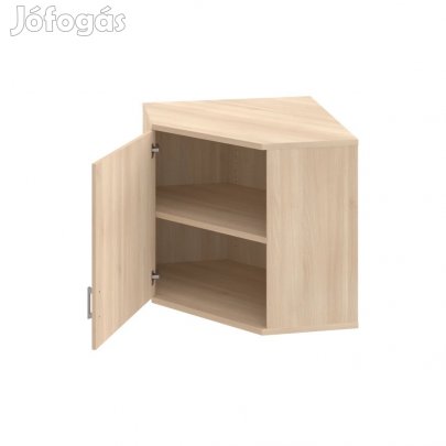 Irodai polcos sarokszekrény Strong SRV2 01LH akác