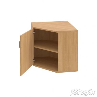 Irodai polcos sarokszekrény Strong SRV2 01L tölgy