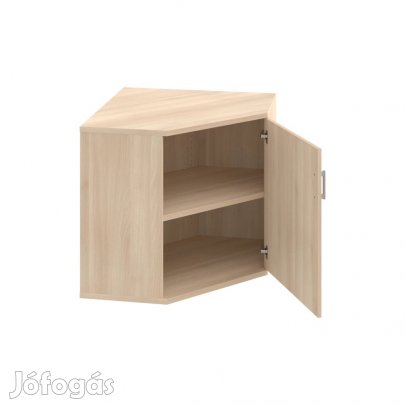 Irodai polcos sarokszekrény Strong SRV2 01P akác