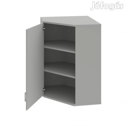 Irodai polcos sarokszekrény Strong SRV3 01LH szürke