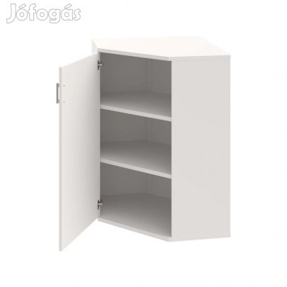Irodai polcos sarokszekrény Strong SRV3 01L fehér