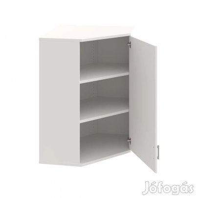 Irodai polcos sarokszekrény Strong SRV3 01PH fehér