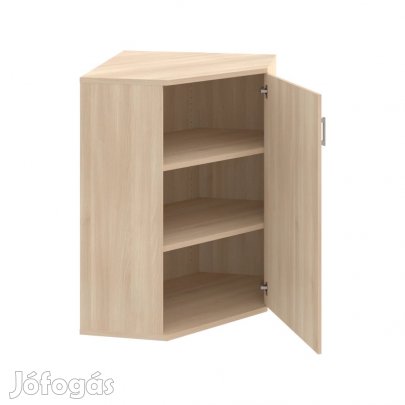 Irodai polcos sarokszekrény Strong SRV3 01P akác