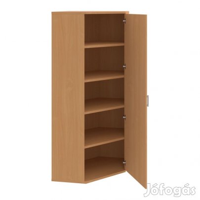Irodai polcos sarokszekrény Strong SRV5 01P bükk