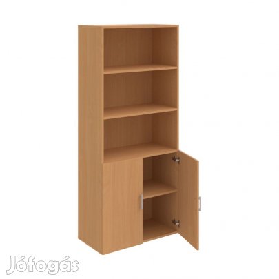 Irodai polcos szekrény Drive D5 8003 bükk