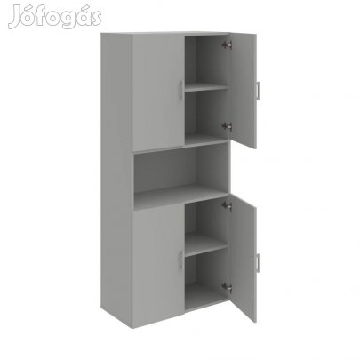 Irodai polcos szekrény Drive D5 8005 szürke