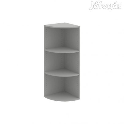 Irodai polcos szekrény Drive DR3P szürke