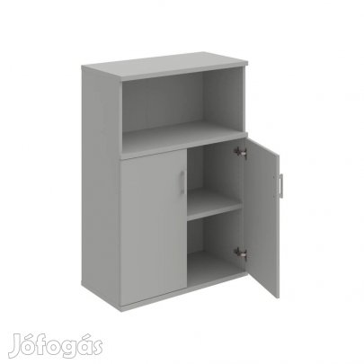 Irodai polcos szekrény Strong S3 8002 szürke