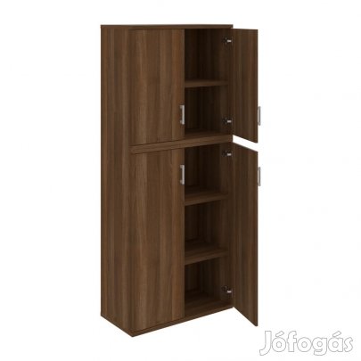 Irodai polcos szekrény Strong S5 8006 dió