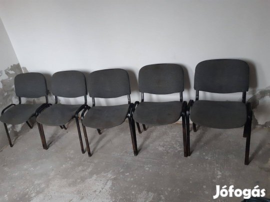 Irodai szék 5db erősen használt
