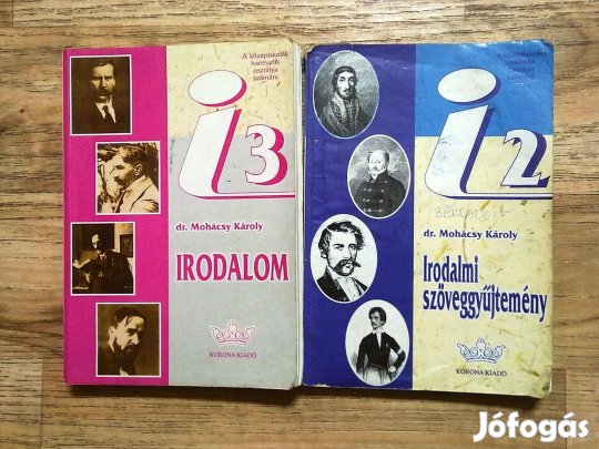 Irodalom és Irodalmi szöveggyűjtemény (A két könyv együtt 800 Ft)