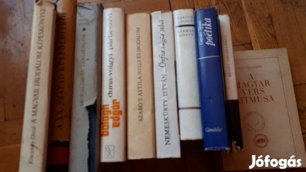 Irodalom témájú könyvcsomag jó állapotban eladó