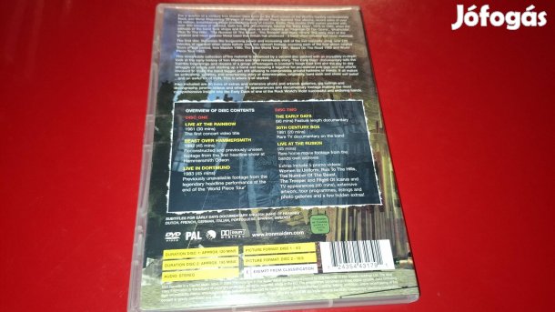 Iron Maiden History Part 1 Early days dupla Dvd 
