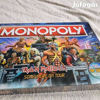 Iron Maiden Monopoly német nyelvü teljesen új