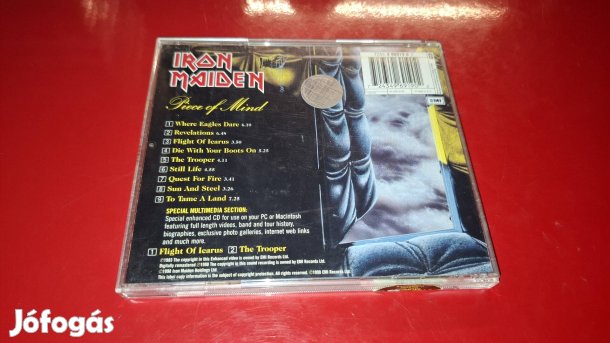 Iron Maiden Piece of Mind Cd 1998