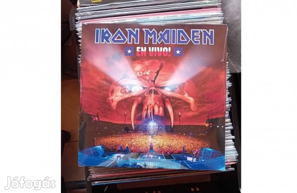 Iron Maiden - En Vivo Tripla Bakelit Lemez LP Bontatlan