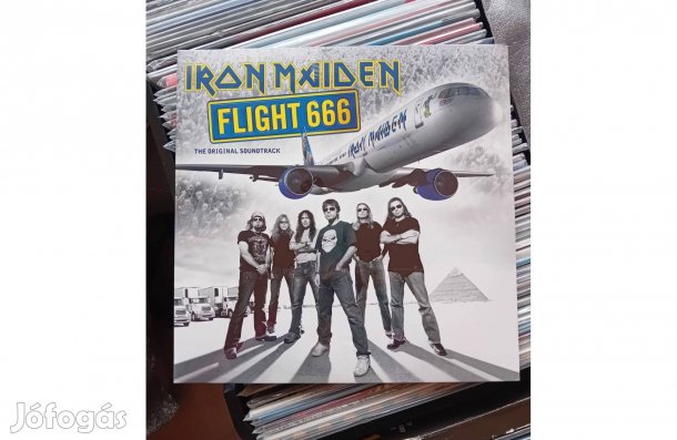 Iron Maiden - Flight 666 Dupla Bakelit Lemez LP Bontatlan