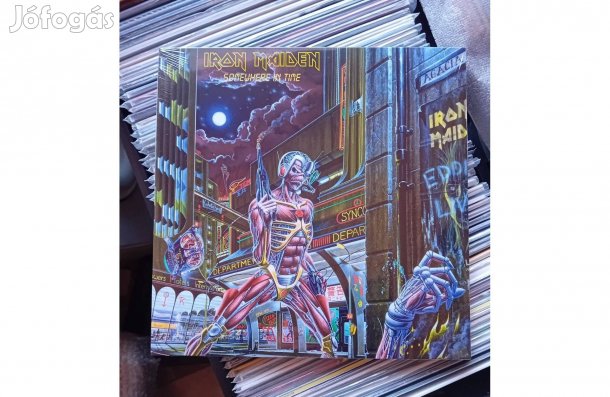Iron Maiden - Somewhere In Time Bakelit Lemez LP Bontatlan