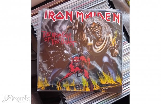 Iron Maiden - The Number Of The Beast Bakelit Lemez LP Bontatlan