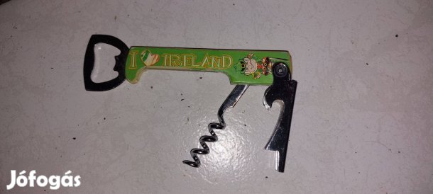 Írország palacknyitó és dugóhúzó