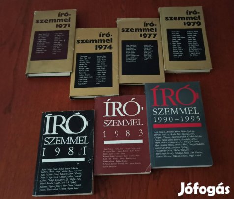Írószemmel / Antológiák / 1971, 1974, 1977, 1979, 1981, 1983, 1990-95