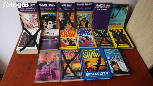 Irwin Shaw könyvcsomag / 12 db könyv